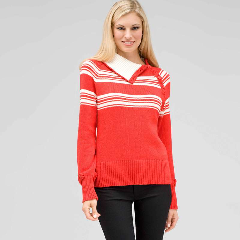 Long Sleeve Raglan Button Out Turtle Neck image number 0
