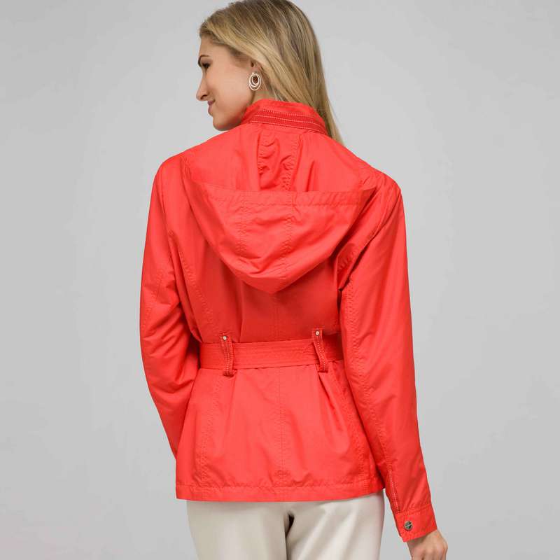 Belted Hooded Jacket image number 1