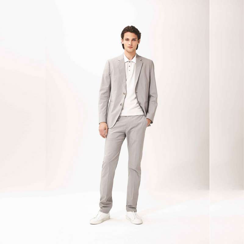 Straight Leg Stretch Trousers image number 2