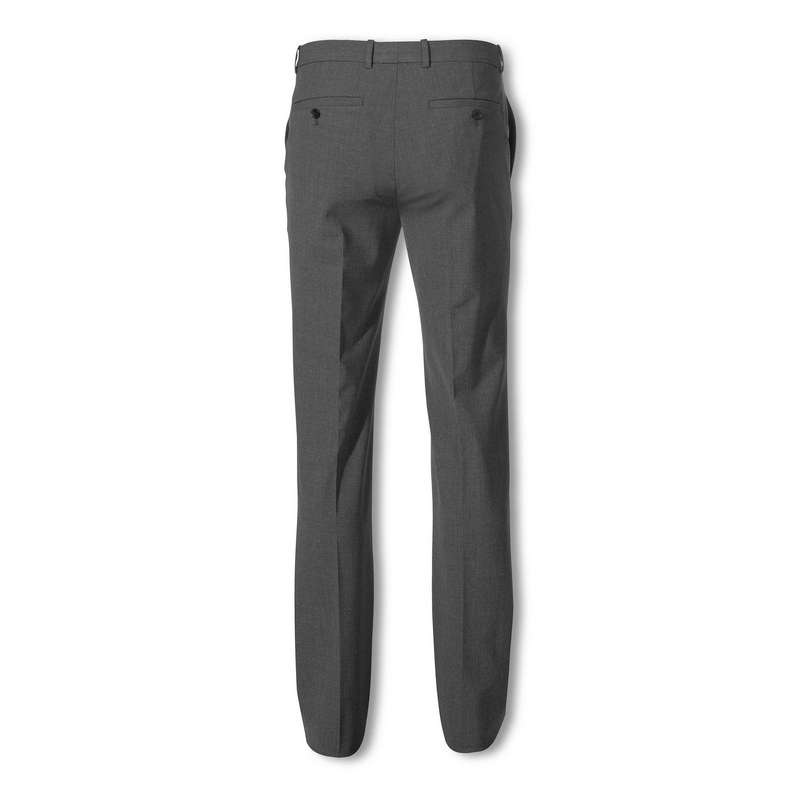 Microcheck Straight Leg Trousers image number 1