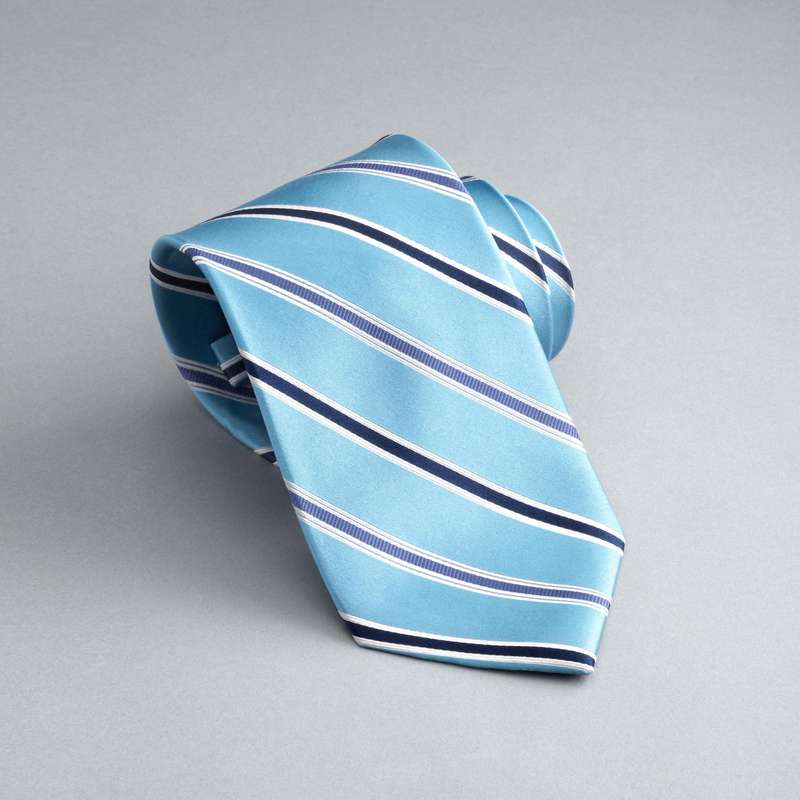 Striped Silk Tie image number 0