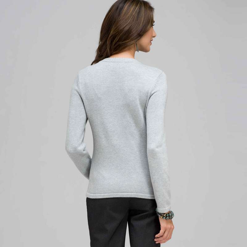 Rib Trim Cardigan image number 1