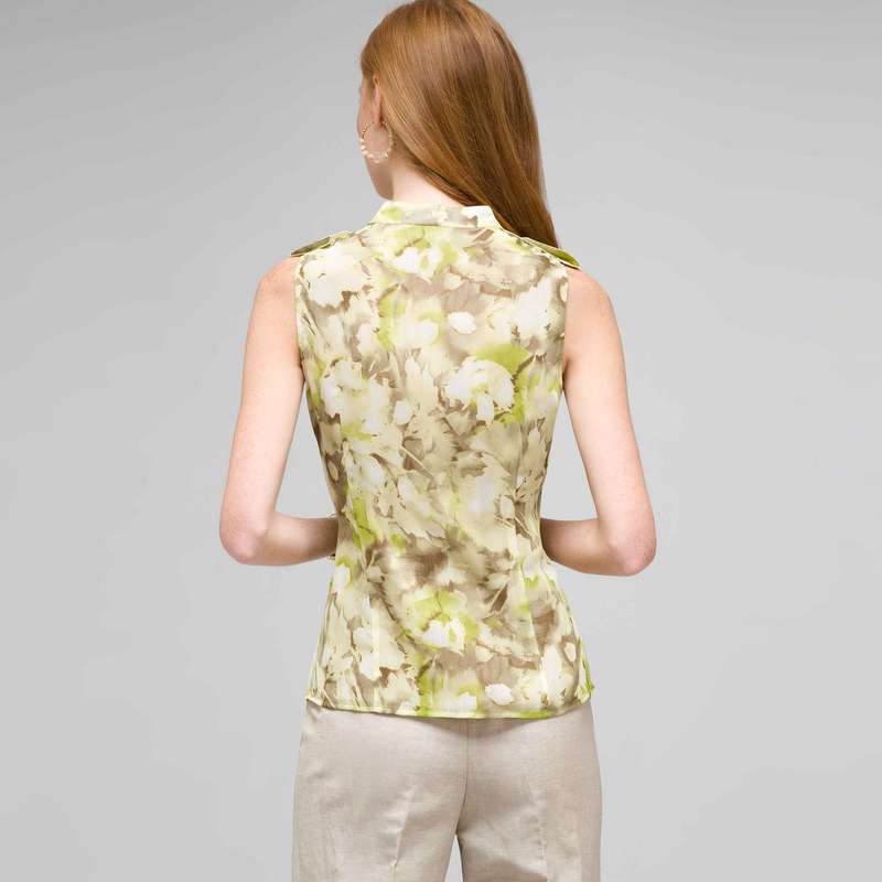 Floral Ruffle Blouse image number 1