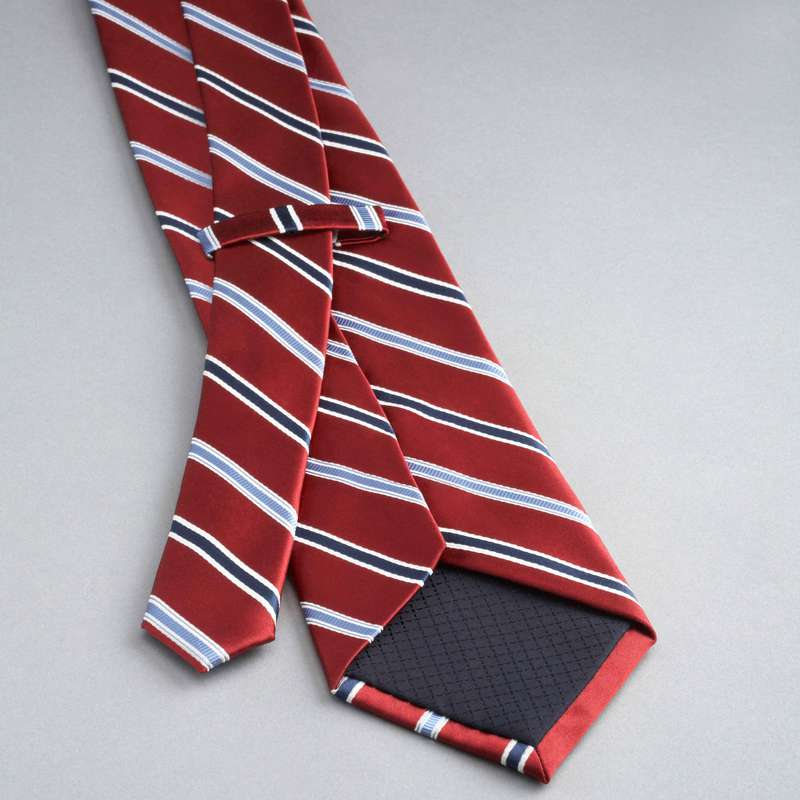 Striped Silk Tie image number 1