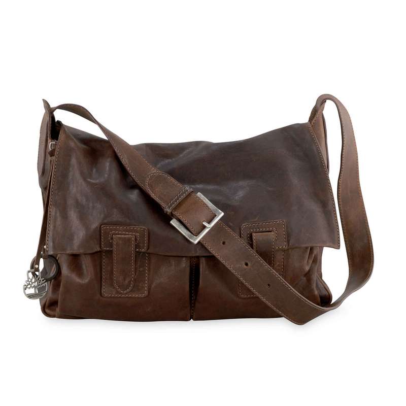 Men's Leather Luggage Fisherman Bag image number 0