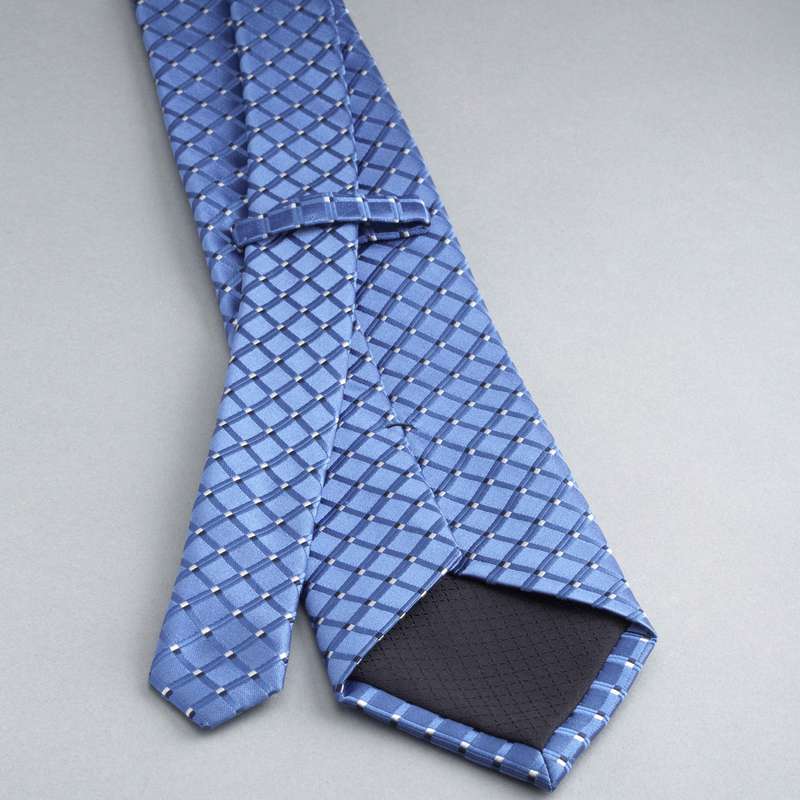 Checked Silk Tie image number 1