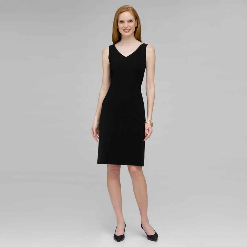 Platinum V Neck Suit Dress image number 0