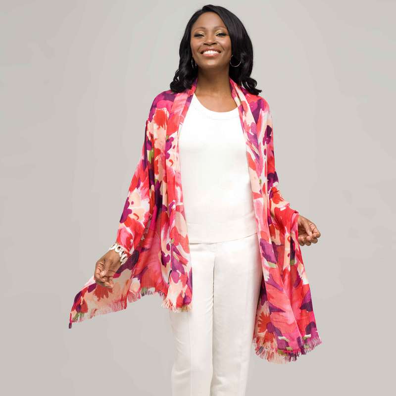 Floral Luxe Scarf image number 0
